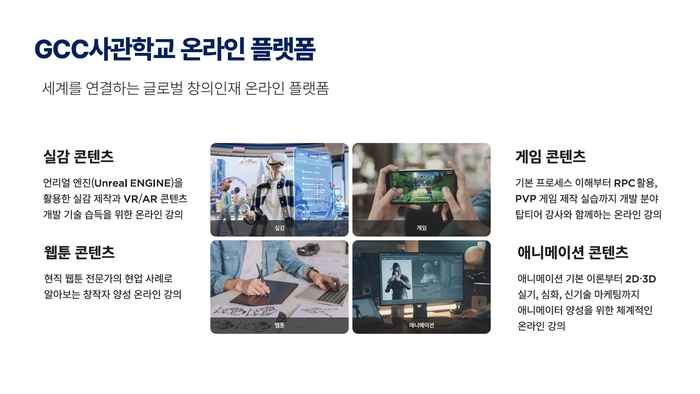 GCC사관학교 플랫폼 소개.