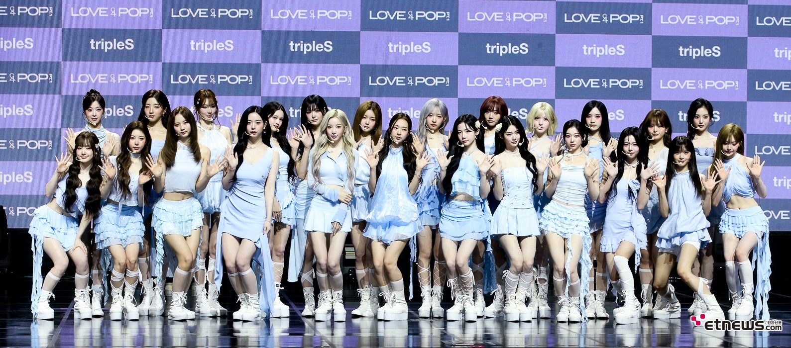 [ET포토] 트리플에스, '인원만으로 시선 흡수'