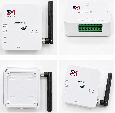 HaLow Wi-Fi (802.11ah) + RS-485 2채널 무선 원격 데이터 단말. 사진=소몬