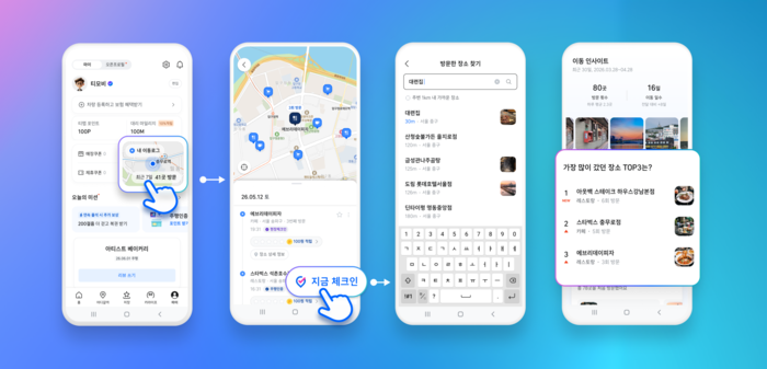 티맵, 이용자 방문기록 한눈에 보는 '이동로그' 출시