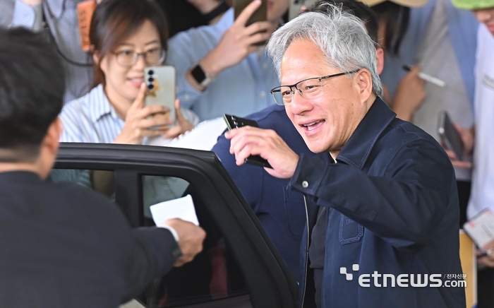 [포토] 한국 찾은 젠슨 황