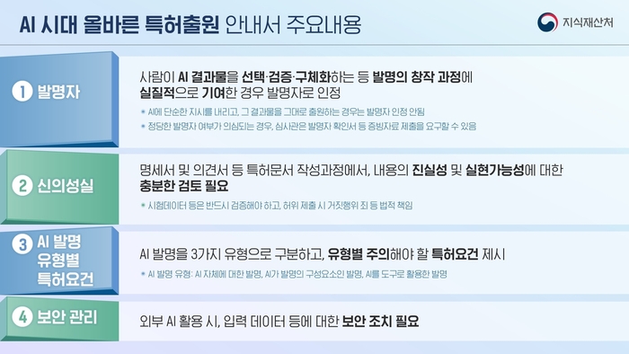AI 시대 올바른 특허출원 안내서 / 지식재산처