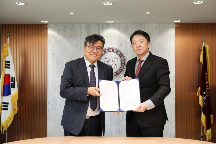 광운대학교는 지난 5일 광운대 화도관 혁신전략회의실에서 아이디어캠퍼스와 인재 양성 및 산학협력 강화를 위한 업무협약(MOU)을 체결했다고 9일 밝혔다. (사진=광운대)