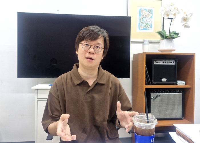 전종준 단장이 서울시립대 부트캠프 계획에 대해 설명하고 있다.(사진=권미현 기자)