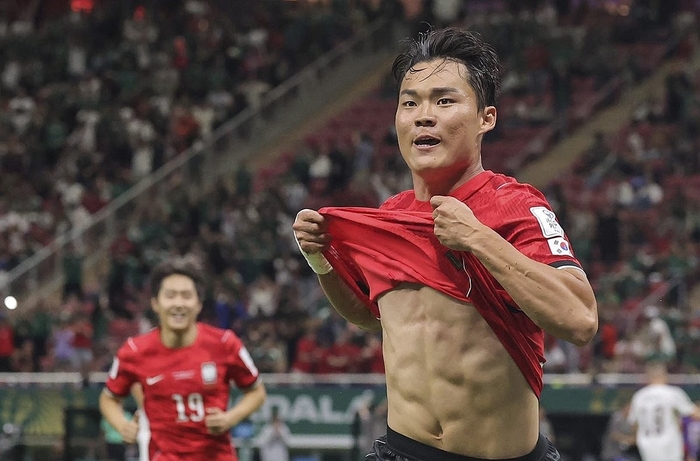 역전골의 주인공 오현규. 사진=연합뉴스