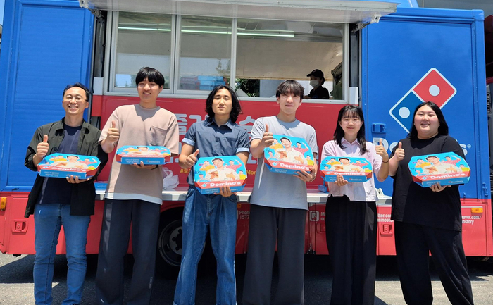 도미노피자, 헌혈의 날 맞아 헌혈자에 피자 전달