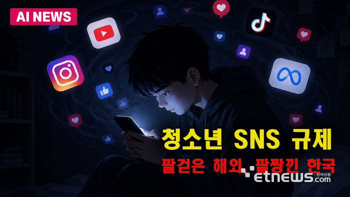 청소년 SNS 규제…팔걷은 해외, 팔짱낀 한국