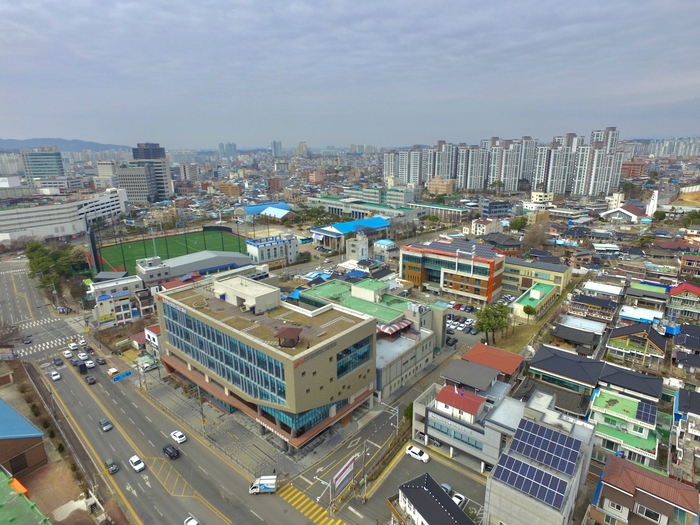 전주정보문화산업진흥원 전경.
