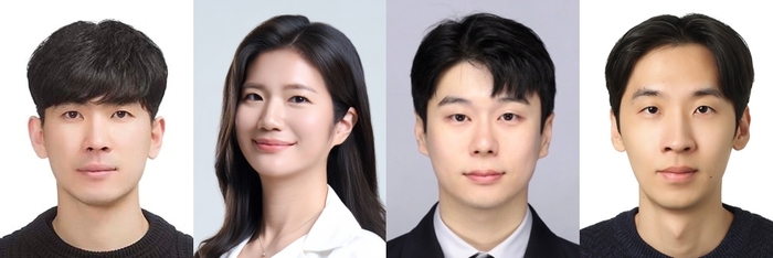 (왼쪽부터) DGIST 진용식 선임연구원, 목지수 교수, 박대희 교수, 윤성훈 교수