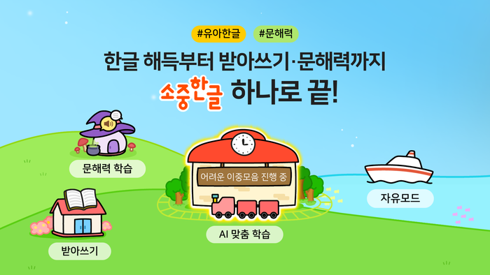즐거운 속도로 배우는 한글 '소중한글'
