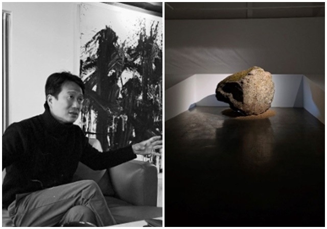 우종택 작가 사진 ⓒ작가 제공/ memory of origin, 2026, 가변설치, 석재