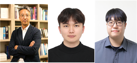 경희대가 청색 인광 OLED의 수명 저하 원인을 규명하고, 이를 진단·예측할 수 있는 통합 분석 프레임워크를 제안했다. 사진은 경희대 (왼쪽부터)김태경 화학공학과 교수, 이학준 박사, 박범준 박사과정 학생. 경희대 제공.