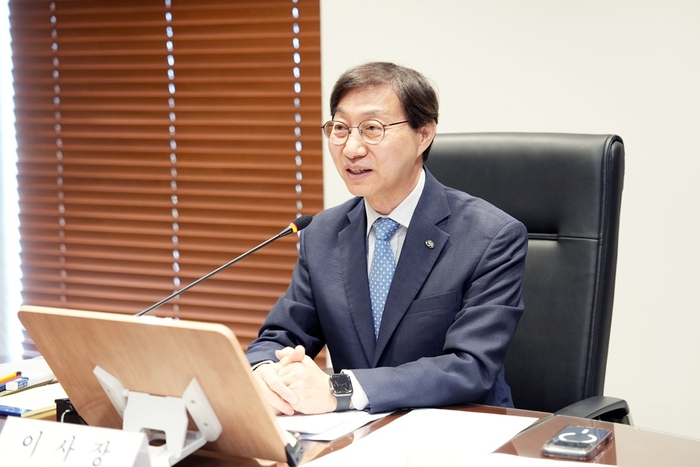 김성주 국민연금공단 이사장이 23일 온라인 설명회를 열고 하반기 추진 방향을 발표했다. (사진=국민연금공단)