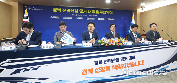 경북도, 600억 원 투입해 전략산업 핵심 인재 양성…23일 '경북 전략산업 앵커 대학' 업무협약