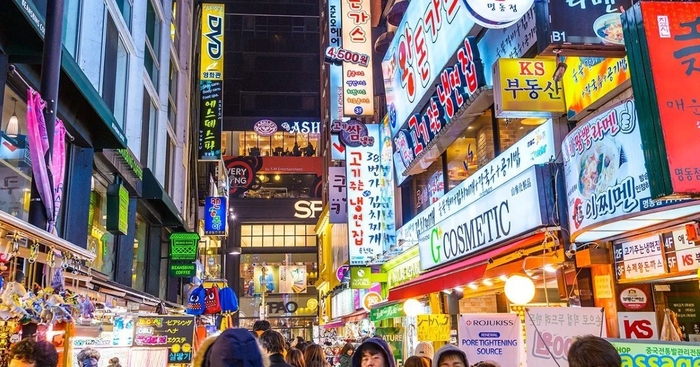 명동 거리 일대 [사진=크리에이트립]