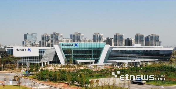 휴니드 본사 전경.