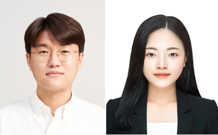 조창신 교수(왼쪽)와 박사과정 장승혜 씨