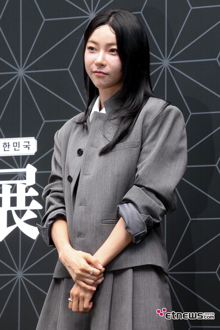 [ET포토] 김민지, '카리나 닮았다는 미모'