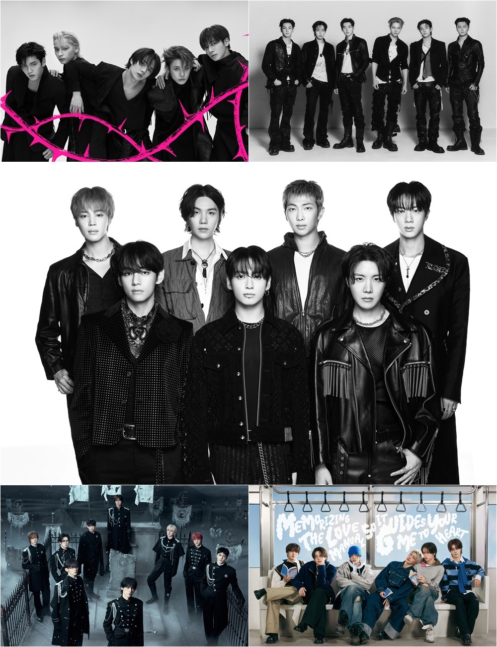 사진=하이브 뮤직그룹(빅히트 뮤직, 빌리프랩, YX 레이블즈, 플레디스엔터테인먼트)