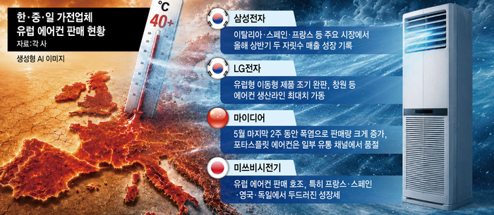 '폭염 쇼크' 유럽, 韓·中 에어컨 특수..HVAC '씨앗'으로