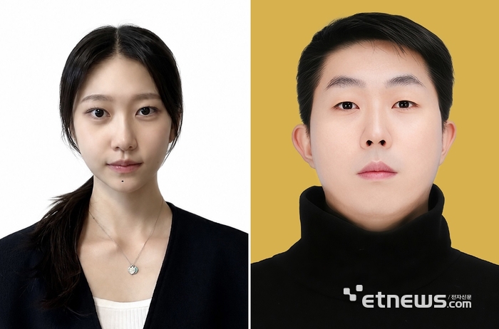 가천대 이채은 기계·스마트·산업공학부 학생(왼쪽)과 최인수 금융·빅데이터학부 교수.