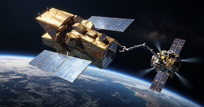 닐 게렐스 스위프트 관측선 예인 작전 상상도. 사진=미 항공우주국(NASA)