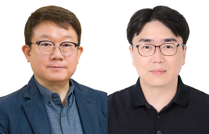 김용철 GIST 생명과학과 교수(왼쪽)와 김태우 케이메디허브 박사.