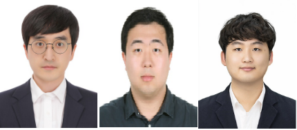 (왼쪽부터)서영덕 인하대 전기컴퓨터공학과 교수, 신성복 서강대 컴퓨터공학과 교수, 안석호 인하대 전기컴퓨터공학과 박사과정 학생.