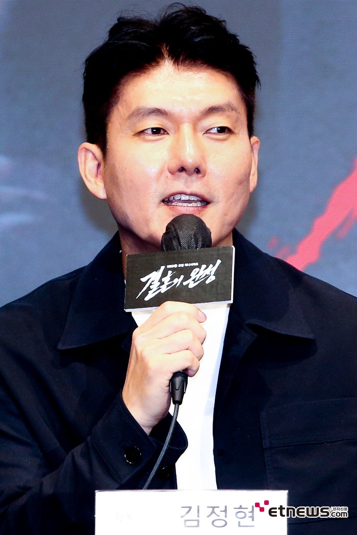 [ET포토] 김정현, '연출작 결혼의 완성에 강한 자신감'