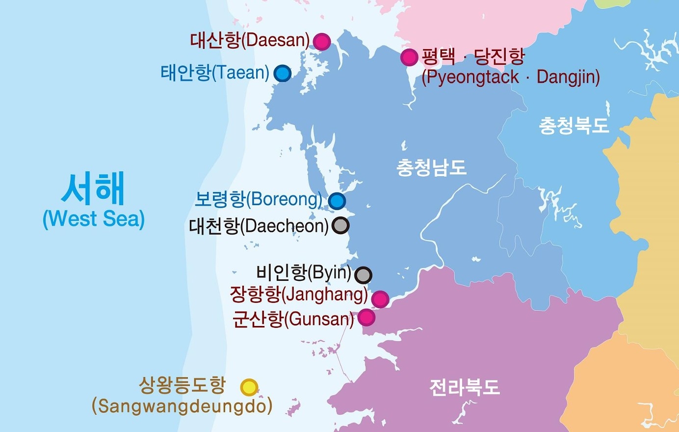 충남 서해안, '3조 미래 성장 개발' 발판 마련…수소 부두 구축 등 8개 항만 44개 사업 반영
