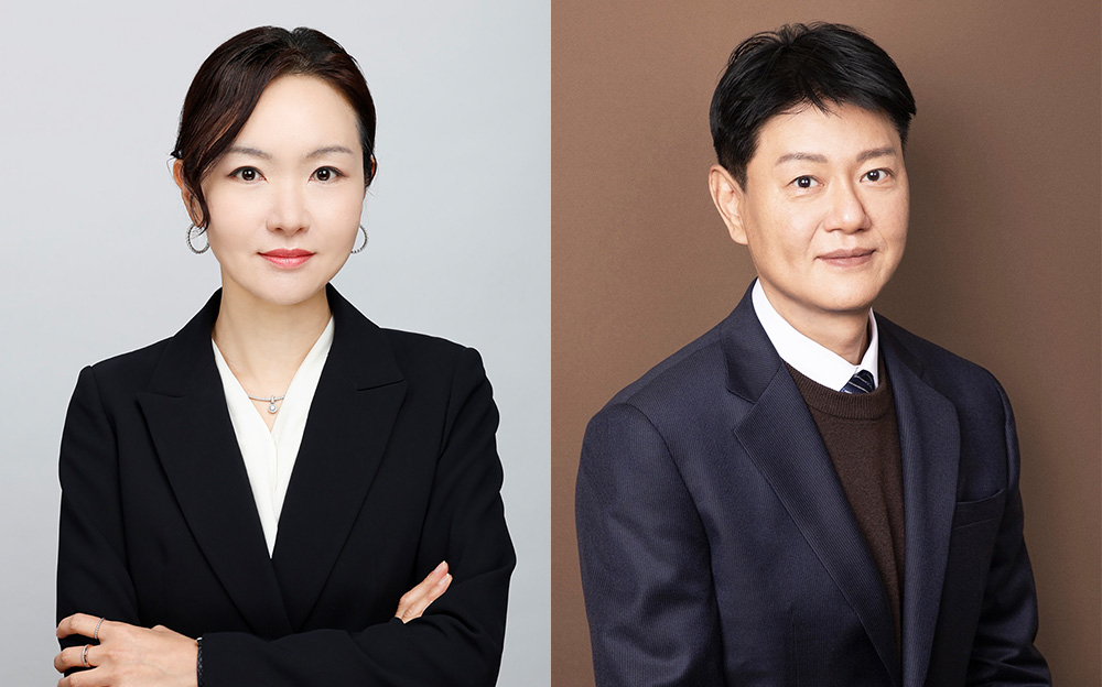 김나영 한미약품 혁신성장부문 부사장(왼쪽)과  최인영 미래성장부문 부사장.