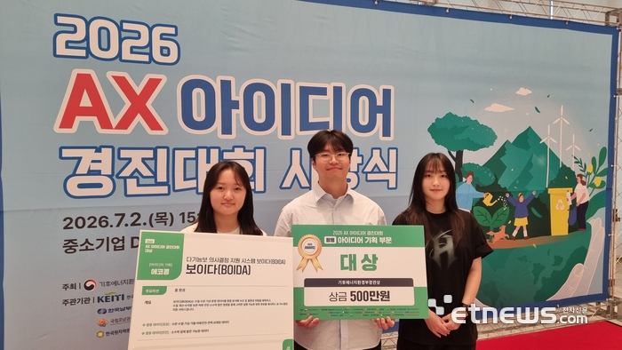 기후부 AX 경진대회 대상 '에코콩'…“AI로 물관리 최적 시나리오 제시”