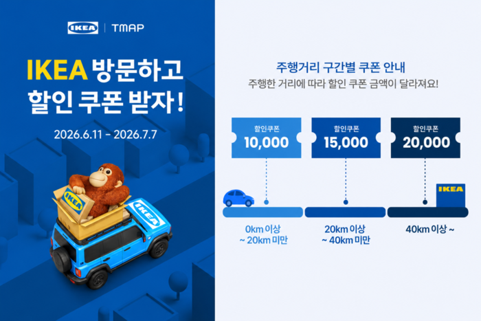 티맵모빌리티-이케아, 이동 데이터 확보 마케팅 협업