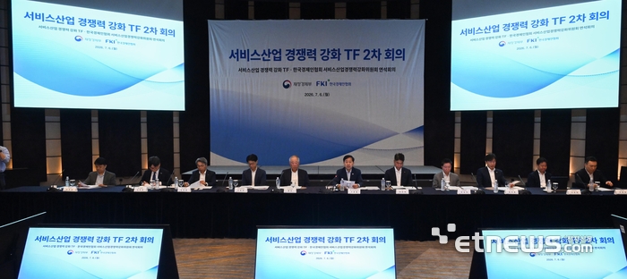 [포토] 서비스산업 경쟁력 강화 TF 2차 회의