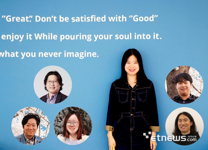 연구진 사진(상단 왼쪽부터 박경덕 교수, 구연정 박사, 통합과정 오현민, 하단 왼쪽부터 황종근 박사, 통합과정 김수정, 이형우 박사)