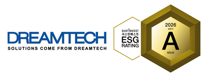 드림텍이 ESG 전문 평가기관 서스틴베스트의 2026년 상반기 ESG 평가에서 A등급을 획득했다. 〈사진 드림텍 제공〉
