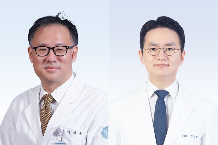 분당서울대병원 신경과 배희준 교수(왼쪽)와 김준엽 교수.