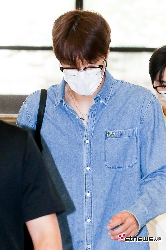 [ET포토] 엑소 카이, '고요한 출국길'