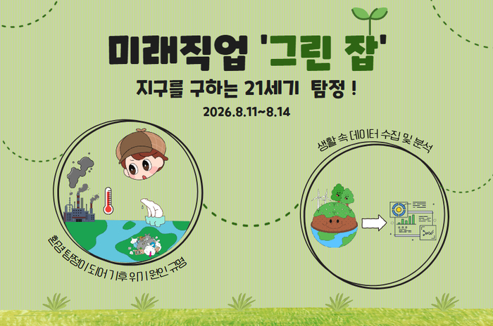 미래직업 '그린 잡(Green Job)' 홍보 포스터.