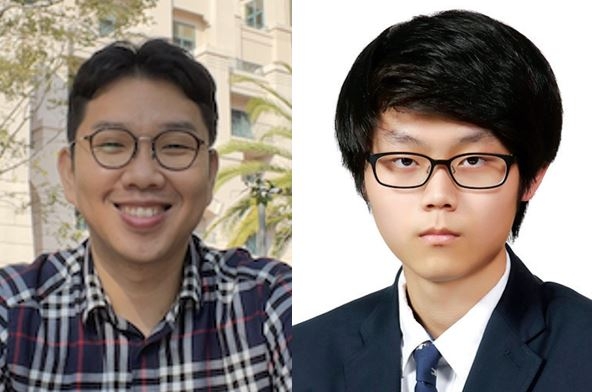 (왼쪽부터) 고려대 전기전자공학부 안정섭 교수(교신저자), 황순재 박사과정(제1저자)(사진=고려대)