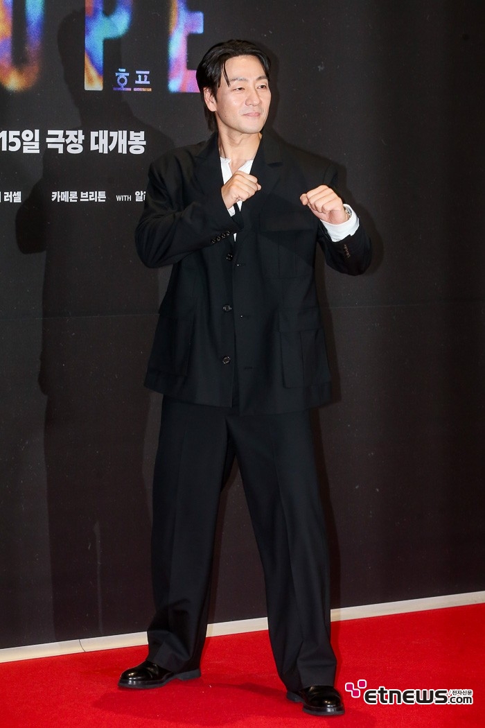 [ET포토] 박해수, '파이터 본능'