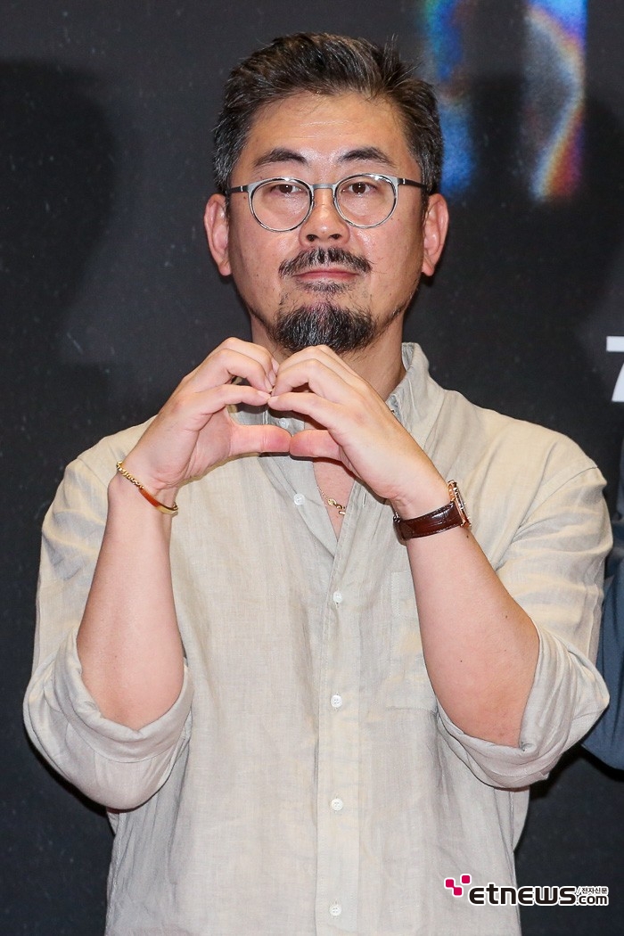 [ET포토] 나홍진, '드디어 끝낸 작업의 결과 공개'