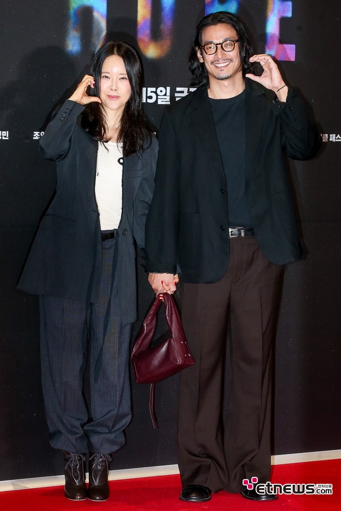 [ET포토] 백지영-정석원, '부부가 함께 영화관에'