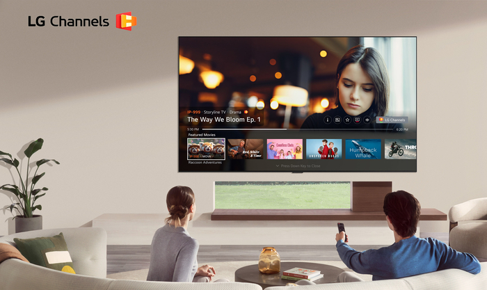 LG, TV 무료 채널 5000개 넘었다 “시청시간 45% 급증”