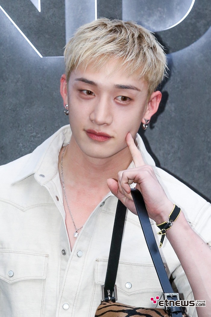 [ET포토] 스트레이키즈 방찬, '볼콕인데도 근사한 무드'