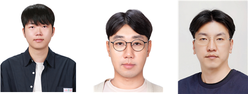 왼쪽부터 서울시립대학교 백승용 석사과정, 김태완 교수, 큐빔솔루션 정봉기 대표이사(사진=서울시립대)