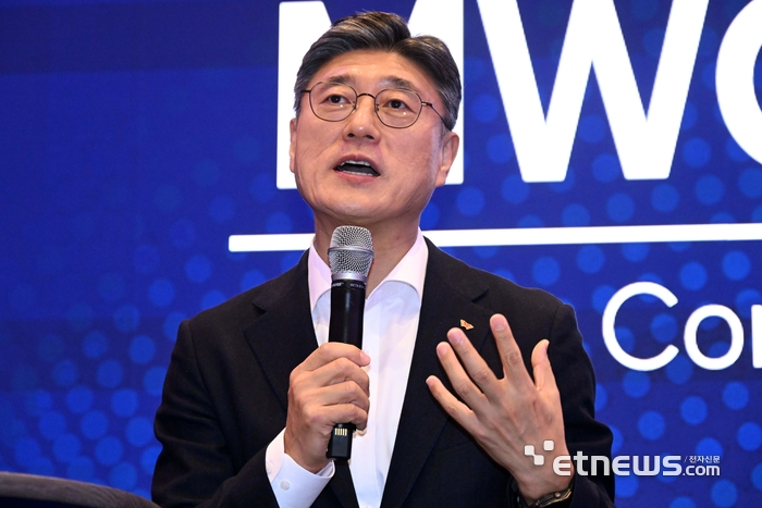 정재헌 SK텔레콤 대표. 김민수기자 mskim@etnews.com