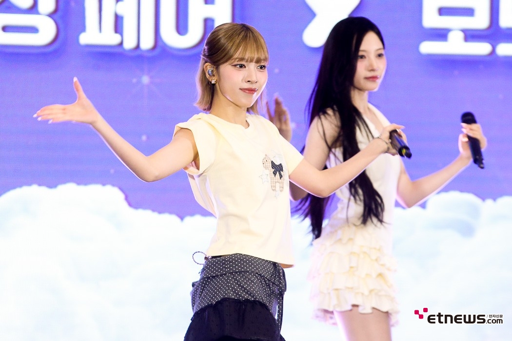 [ET포토] 리센느 메이-원이, '리듬에 맞춰 러블리하게'