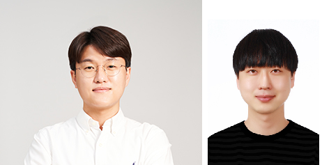 조창신 교수(왼쪽)와 박사과정 오지웅 씨