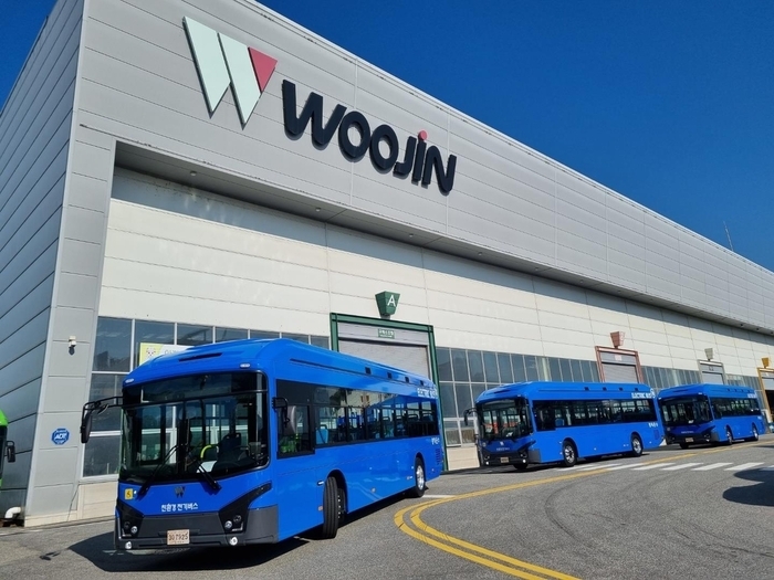 우진산전 친환경 버스 라인업